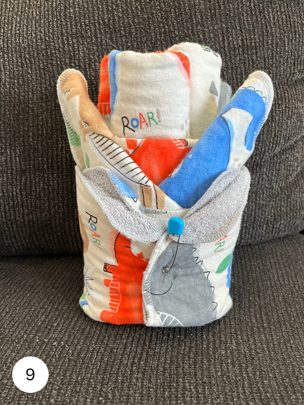 Burp & Washcloth Style 9